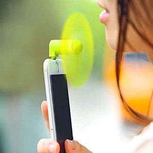 Portable Mini Personal Cooling Fan Apple iPhone USB-C White